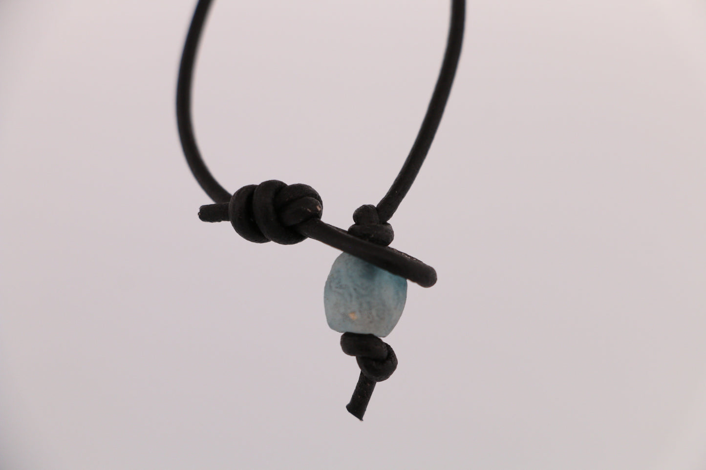 The Blue Horizon Leather Necklace