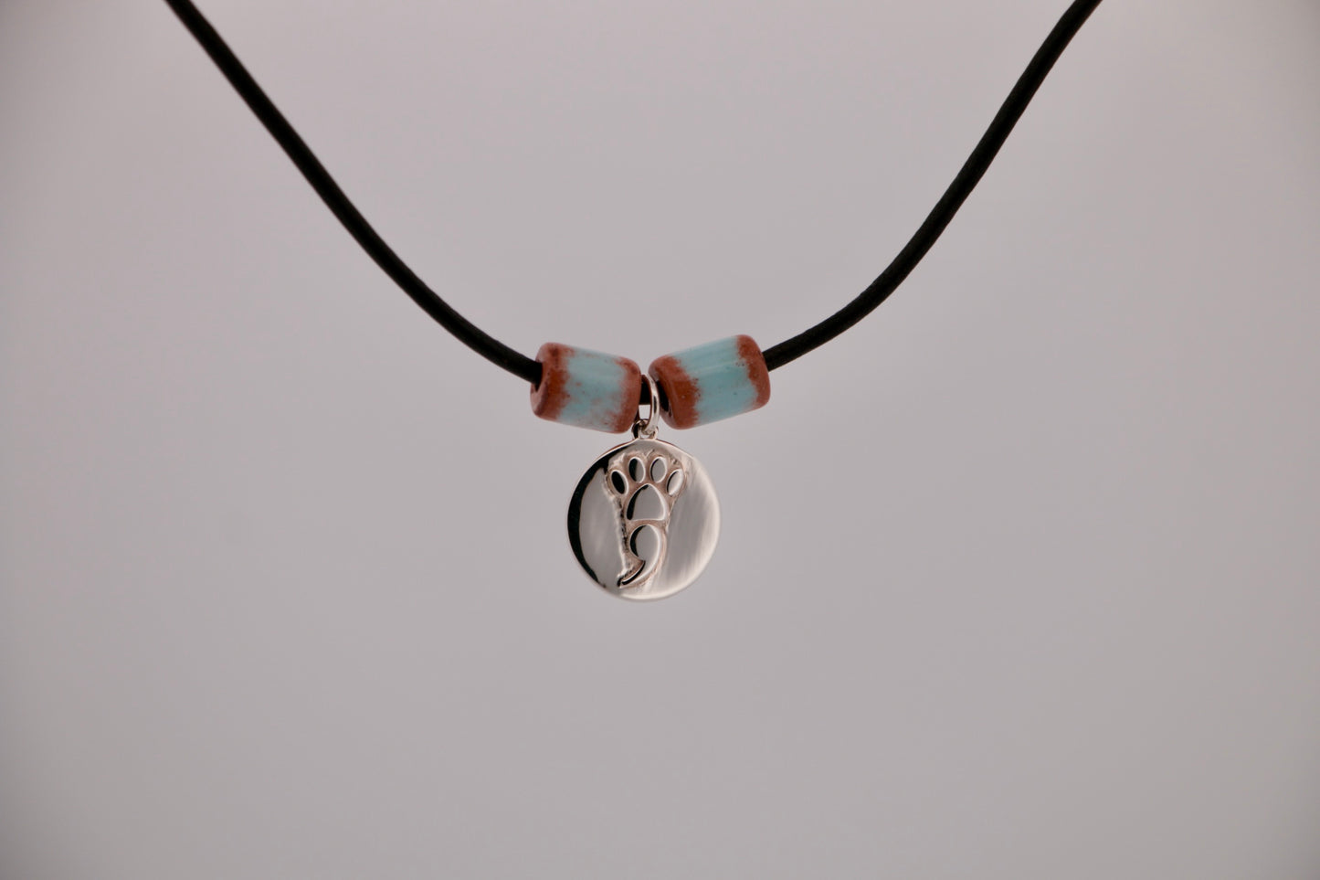 The Horizon Pup Leather Necklace