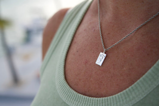 16mm Rectangular Pawmicolon Pendant