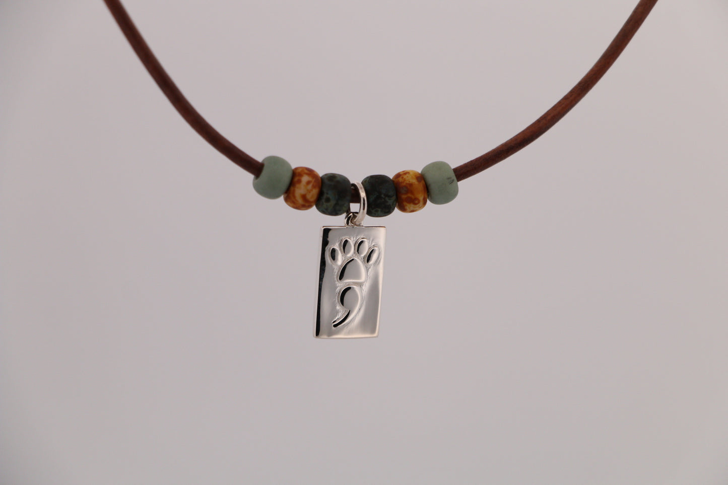 The Morning Walk Leather Necklace