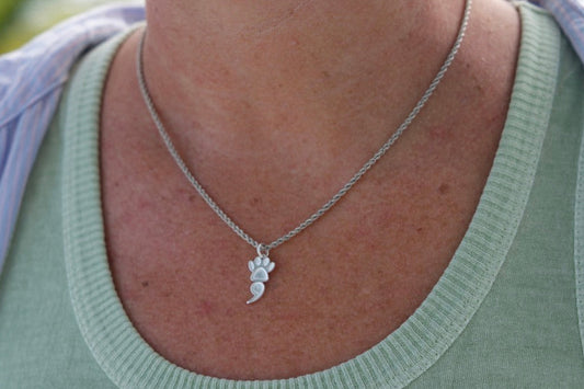 19mm Outlined Pawmicolon Pendant