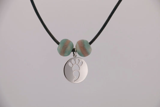 The Ocean Pup Leather Necklace