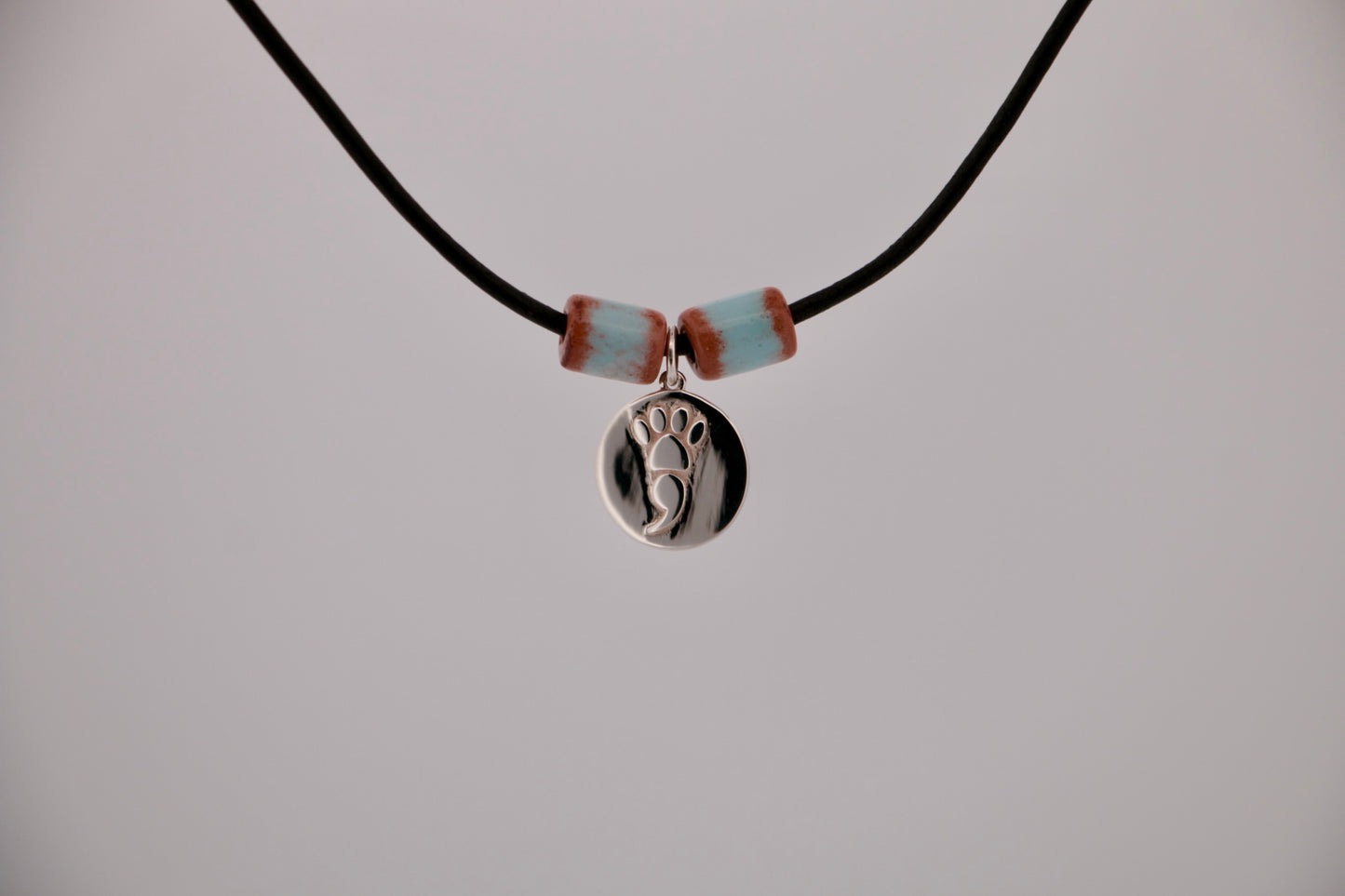 The Horizon Pup Leather Necklace