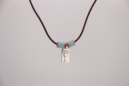 The Horizon Pup Leather Necklace