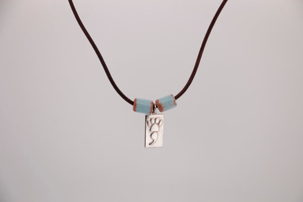 The Horizon Pup Leather Necklace