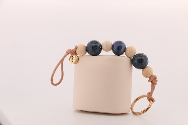 Harborline Leather Keychain