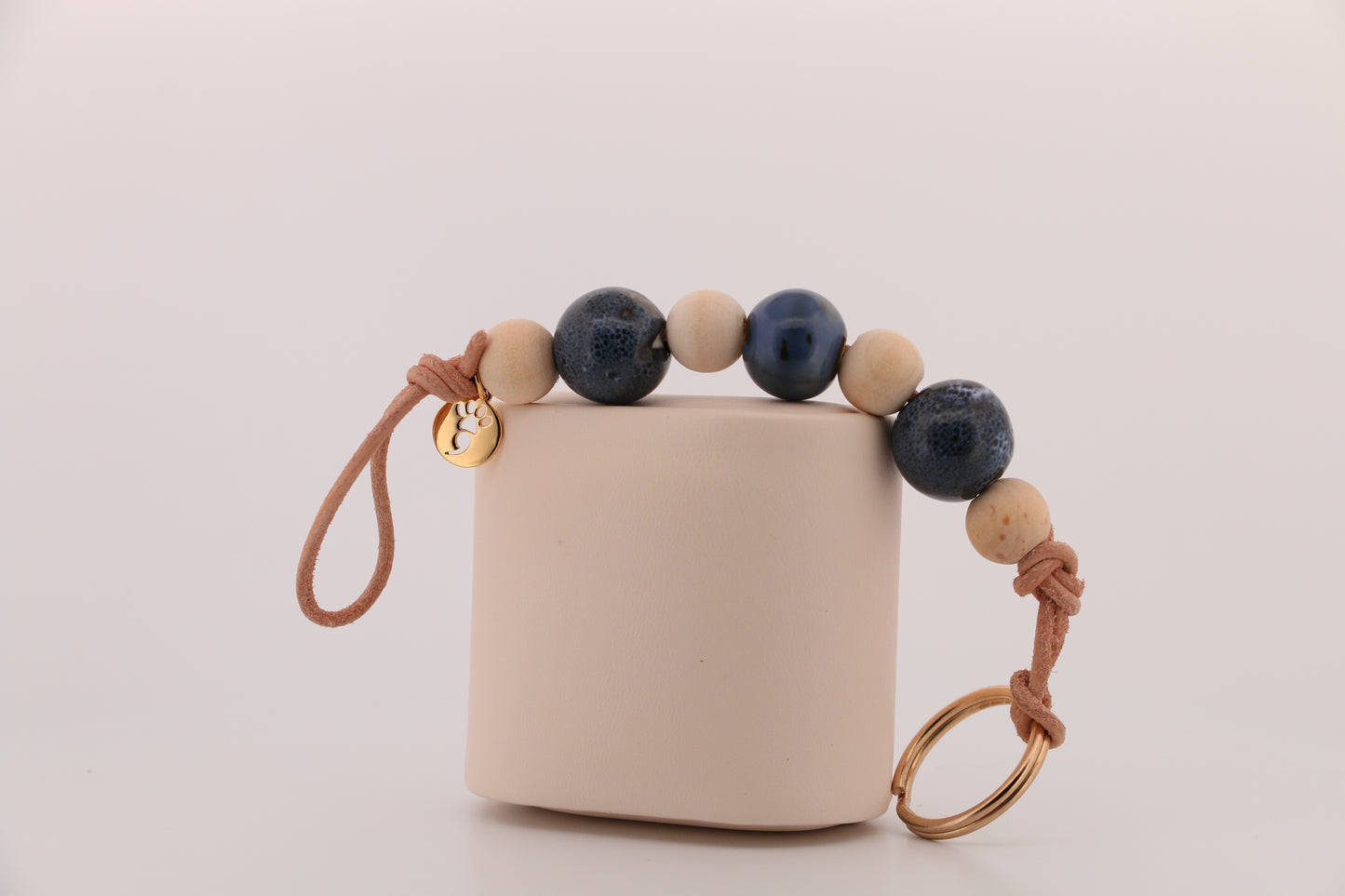 Harborline Leather Keychain