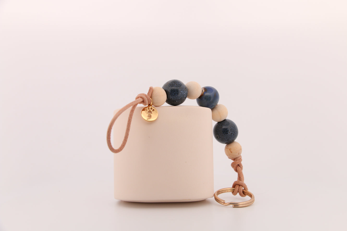 Harborline Leather Keychain