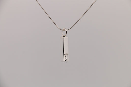 18mm Sterling Silver Urn Pendant