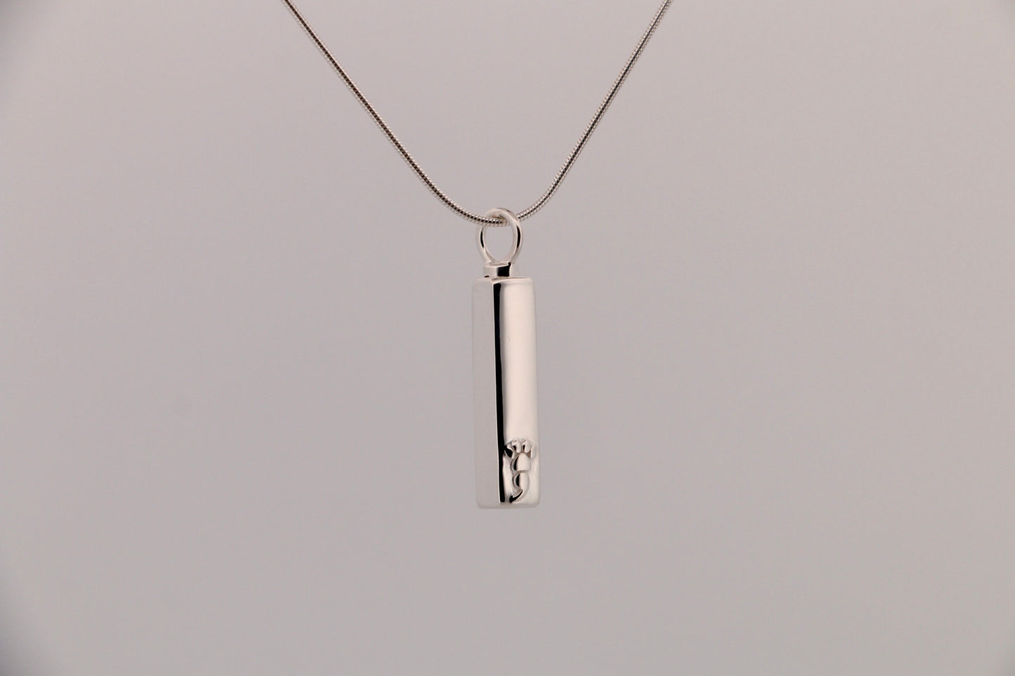 22mm Sterling Silver Urn Pendant