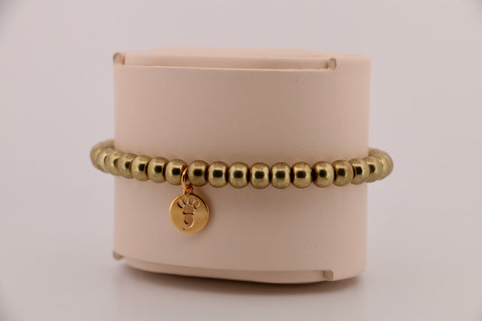 Gold Hematite Stretch Bracelet